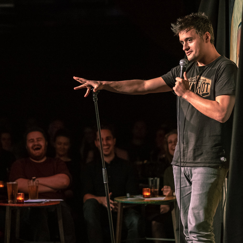 George Zacharopoulos on stage